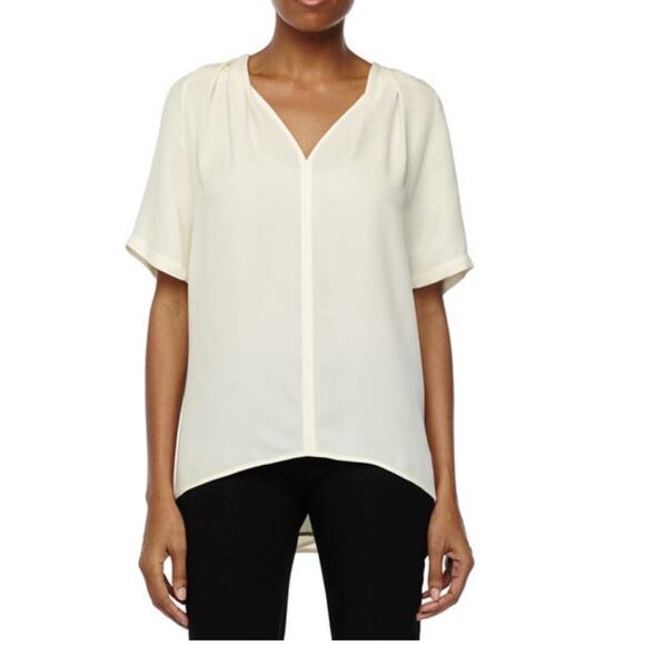 Halston Heritage Women’s magenta silk blouse Size 0 - Picture 6 of 6